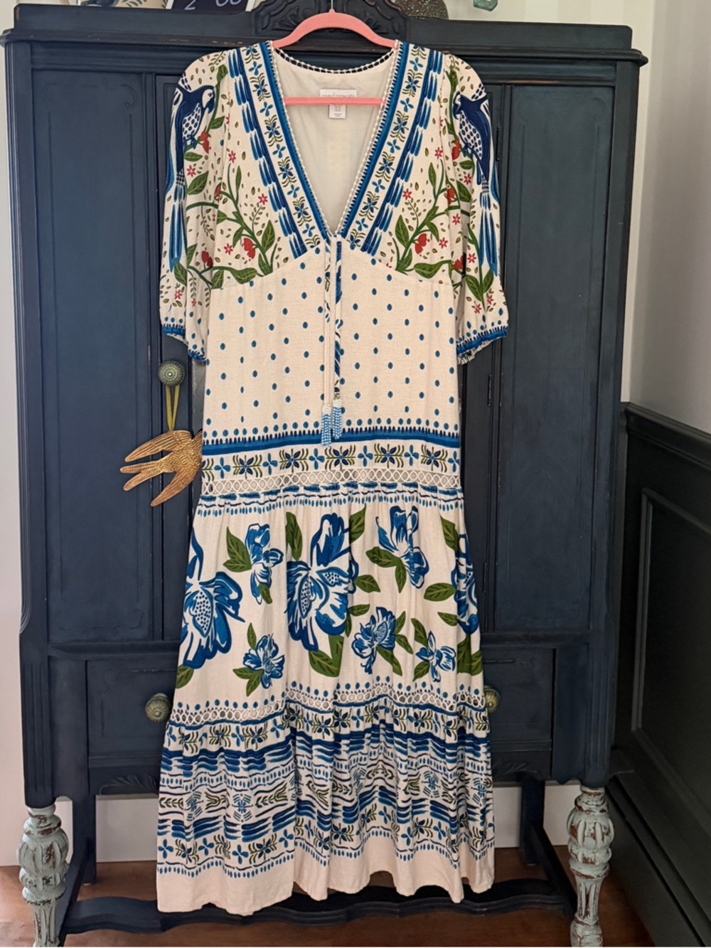 House of Harlow 1960 Blue Bird Maxi Dress